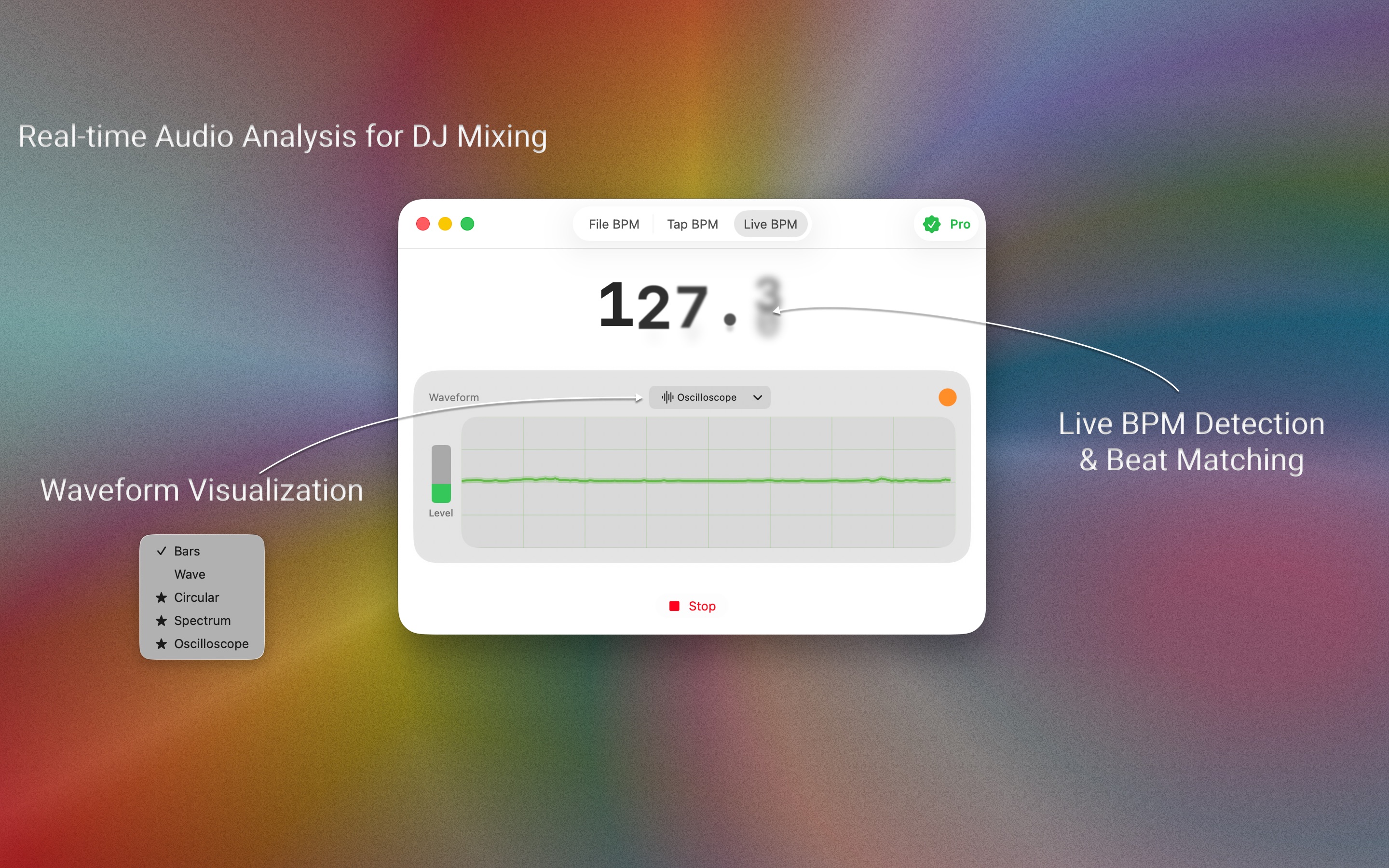 BPM Analyzer Waveform Visualization